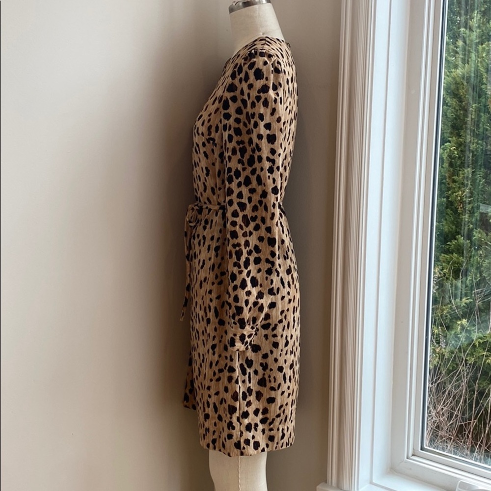Wild Cat printed sheath dress with tie waist - Picture 3 of 8